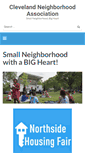 Mobile Screenshot of clevelandneighborhood.org